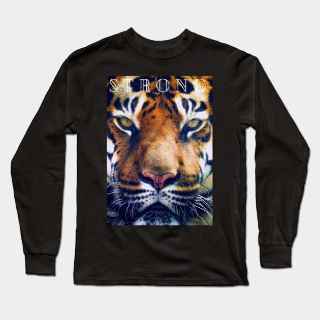 Be strong Long Sleeve T-Shirt by Crazy Art :3